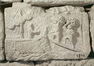 Relief représentant le chargement d